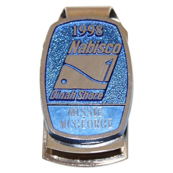 Missie McGeorges 1998 Nabisco Dinah Shore Money Clip - Made by DeMille