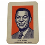 Ben Hogan Golf Card 1952 Wheaties Portrait-Hand Cut Golf Card