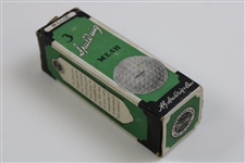 c.1920's Sleeve of 3 Spalding BLUE Mesh Unused Golf Balls in Original Box