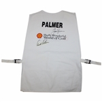 Palmer & Nicklaus Signed Original Tournament Used 1994 Shell's Wonderful World of Golf at Pinehurst Caddie Bib JSA ALOA 