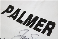 Palmer & Nicklaus Signed Original Tournament Used 1994 Shell's Wonderful World of Golf at Pinehurst Caddie Bib JSA ALOA 
