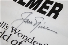 Palmer & Nicklaus Signed Original Tournament Used 1994 Shell's Wonderful World of Golf at Pinehurst Caddie Bib JSA ALOA 