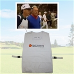 Palmer & Nicklaus Signed Original Tournament Used 1994 Shell's Wonderful World of Golf at Pinehurst Caddie Bib JSA ALOA 