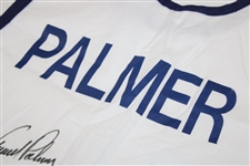 Arnold Palmer Signed Original Tournament Used Arnold Palmer Cadillac Caddie Bib JSA ALOA 