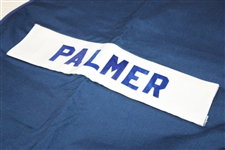 Arnold Palmer Final U.S. Open 1994 Original Tournament Used U.S.G.A. Blue Caddie Bib & Badge