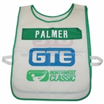 Arnold Palmer Original Tournament Used GTE Northwest Classic Caddie Bib 