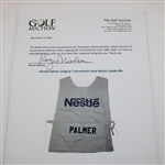 Arnold Palmer Original Tournament Used 1991 Nestle Invitational Caddie Bib 
