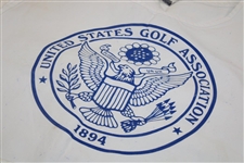 Arnold Palmer Original Tournament Used U.S.G.A. White Caddie Bib 