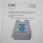 Arnold Palmer Original Tournament Used Senior Skins Game Chrysler Caddie Bib 