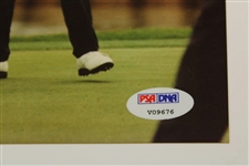 Tiger Woods Signed c.1996 Original Color 8x10 Kodak Photo Graded 10 Sig in Red PSA/DNA #V09676
