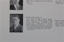 Bobby Jones in 1924 Harvard College Class Album/Yearbook