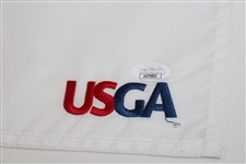 Bryson Dechambeau 2022 US Open at The Country Club Embroidered Flag JSA #AN70893
