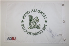 Bryson Dechambeau 2022 US Open at The Country Club Embroidered Flag JSA #AN70893