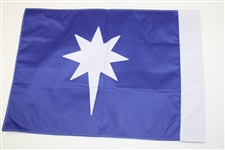 Stenson, Westwood, Poulter & Sam Horsfield Signed Majestics Team Flag JSA #AG91052