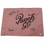 Cam Smith, Marc Leishman, Matt Jones & Wade Ormsby Signed Punch Team Flag JSA #AG91061