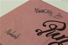 Cam Smith, Marc Leishman, Matt Jones & Wade Ormsby Signed Punch Team Flag JSA #AG91061
