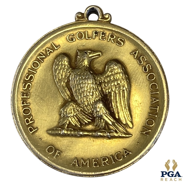 1916 PGA Championship Gold Medal Won by Runner-Up Jock Hutchison - Inaugural Championship