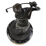 Ben Hogan Bronze 1950 US Open at Merion Sculpture on Marble Base by Ron Tunison