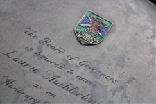 1976 St Andrews Club Florida Honorary Member to Laurie Auchterlonie Presentation Engraved Pewter Plate