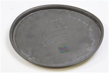 1976 St Andrews Club Florida Honorary Member to Laurie Auchterlonie Presentation Engraved Pewter Plate