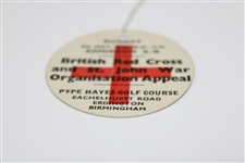 1940 British Red Cross & St. John War Organization Appeal Sunday Ticket - Pype Hayes Golf Course