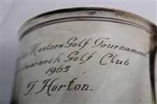 1965 Dunlop Masters Golf Tournament at Portmarnock GC Engraved Players Tankard - T. Horton