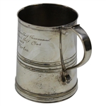 1965 Dunlop Masters Golf Tournament at Portmarnock GC Engraved Players Tankard - T. Horton