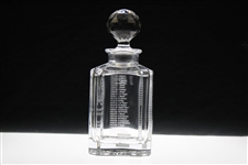 1978 British PGA Captains Crystal Whisky Decanter with Stopper - Tommy Horton
