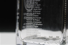 1978 British PGA Captains Crystal Whisky Decanter with Stopper - Tommy Horton