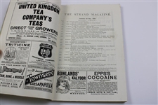 1896 'The Strand Illustrated Monthly Magazine w/Golf Article & Interview Open Champion JH Taylor