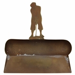 1900’s Golf Themed Brass Crumb Tray-Dust Pan w/Period Golfing Figure Handle