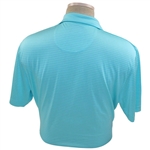 Jack Nicklaus Signed Golden Bear Blue & White Striped Polo Golf Shirt JSA ALOA