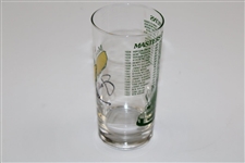 Jack Nicklaus Signed 1986 Masters Tournament Commemorative Glass JSA ALOA