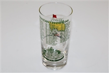 Jack Nicklaus Signed 1986 Masters Tournament Commemorative Glass JSA ALOA