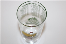 Jack Nicklaus Signed 1986 Masters Tournament Commemorative Glass JSA ALOA
