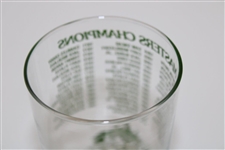 Jack Nicklaus Signed 1986 Masters Tournament Commemorative Glass JSA ALOA