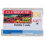 2005 Masters Tournament Clubhouse Badge