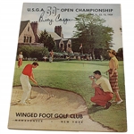 Billy Casper Signed 1959 Us Open at Winged Foot GC Program JSA ALOA