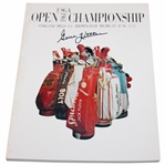 Gene Littler Signed 1961 Us Open at Oakland Hills CC Program JSA ALOA