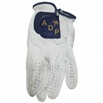 Arnold Palmers Match Worn ADP Navy & White LH Golf Glove