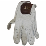 Arnold Palmers Match Worn ADP Brown & White LH Golf Glove