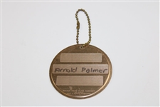 Arnold Palmer's 1980 Masters Tournament Contestant Metal Bag Tag