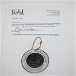 Arnold Palmer's 1980 Masters Tournament Contestant Metal Bag Tag