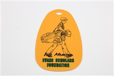 Arnold Palmer's 1984 Western Golf Association Yellow Par Club Bag Tag