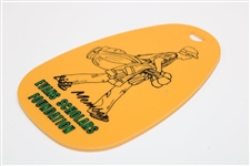 Arnold Palmer's 1984 Western Golf Association Yellow Par Club Bag Tag