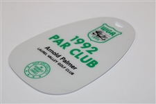 Arnold Palmer's 1992 Western Golf Association White Par Club Bag Tag
