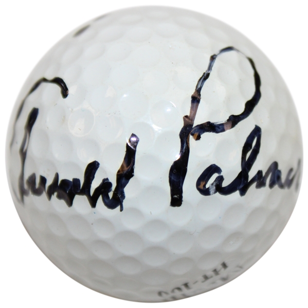 Arnold Palmer Signed Personal Match Used & Marked Max-Fli HT-100 Golf Ball JSA ALOA