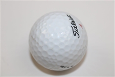 President George Bush Signed Personal Logo Titleist Golf Ball w/Pers. Presidential Tie Clip JSA ALOA