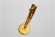 President George Bush Signed Personal Logo Titleist Golf Ball w/Pers. Presidential Tie Clip JSA ALOA