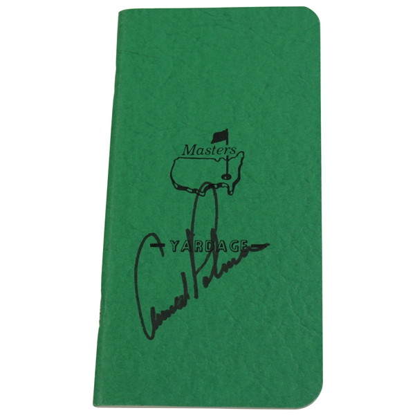 Arnold Palmer Signed Personal Masters Tournament Used Yardage Guide/Book JSA ALOA